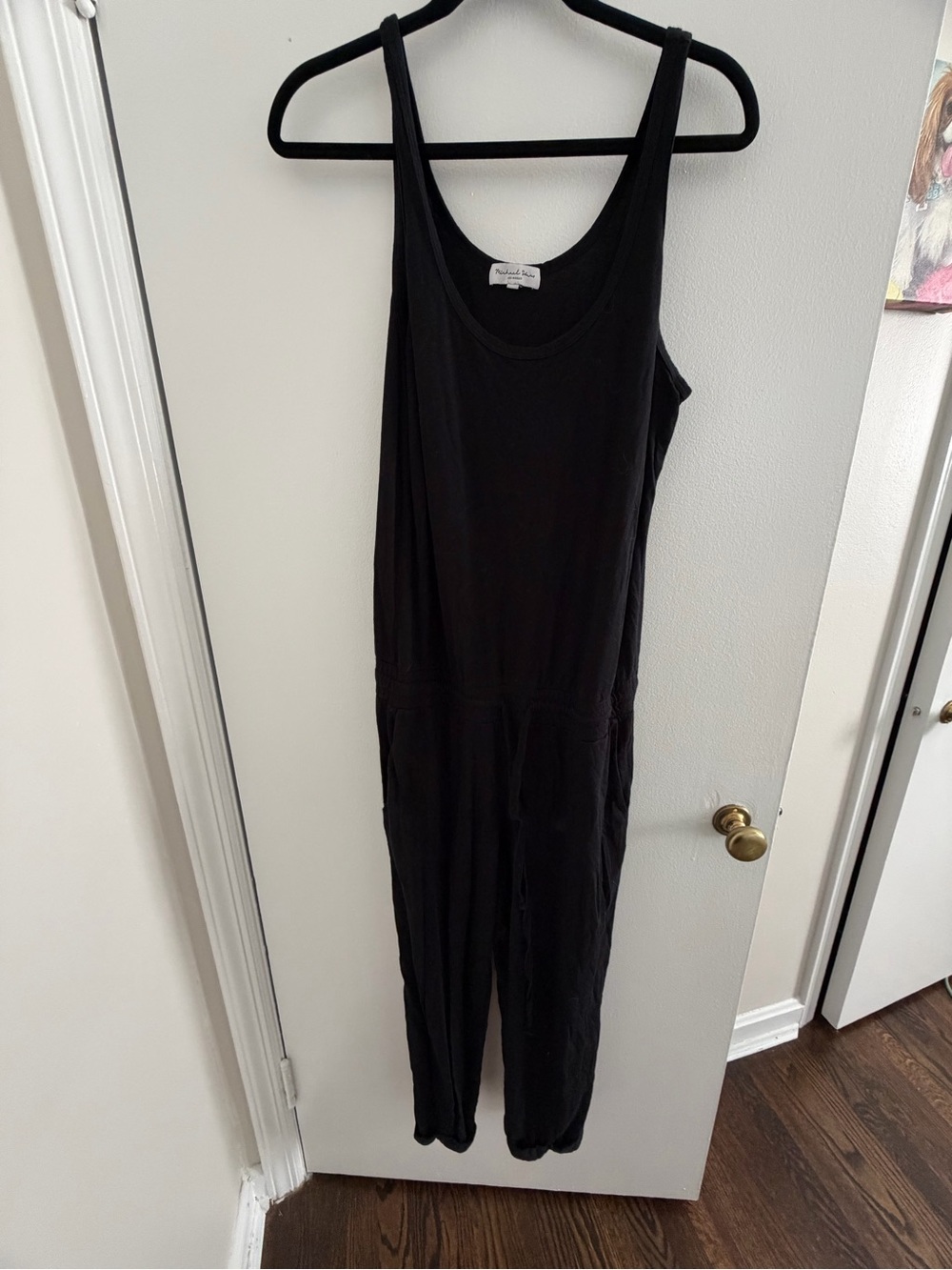 Michael Stars Black Sleeveless Jumpsuit